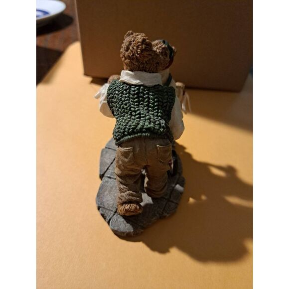 Vintage 2004 Boyds Bears Daddy w/ Taylor Hold On Tight Figurine Bearstone - Picture 4 of 6